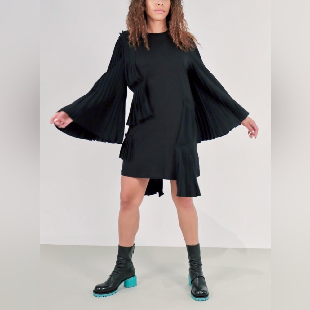 Patch Pleat Dress by MM6